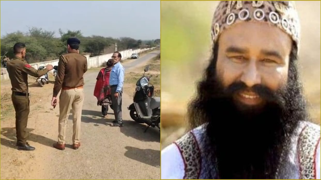Ram Rahim was taken in a convoy of nine vehicles from Rohtak to Gurugram