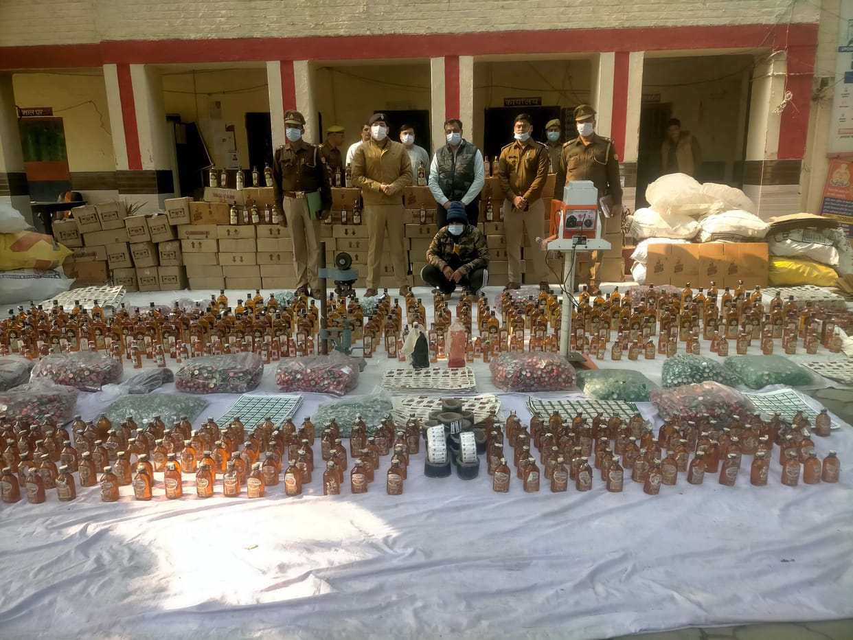 Illegal liquor factory caught