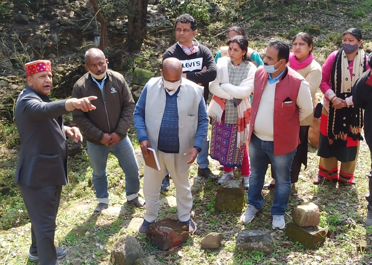 85 lakh rupees will spent on beautification of  podiwala sivalaya campous in nahan said  mla bindal