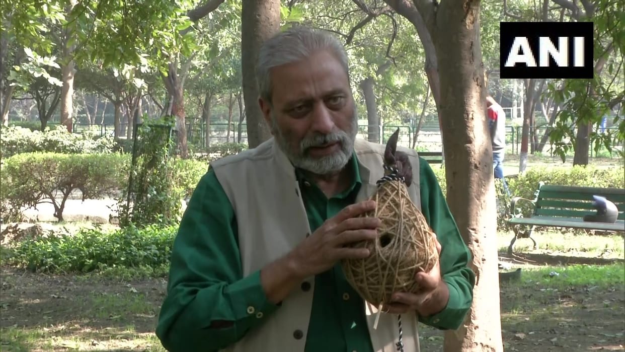 Delhi: Nest Man of India Rakesh Khatri has made 2.5 lakh nests