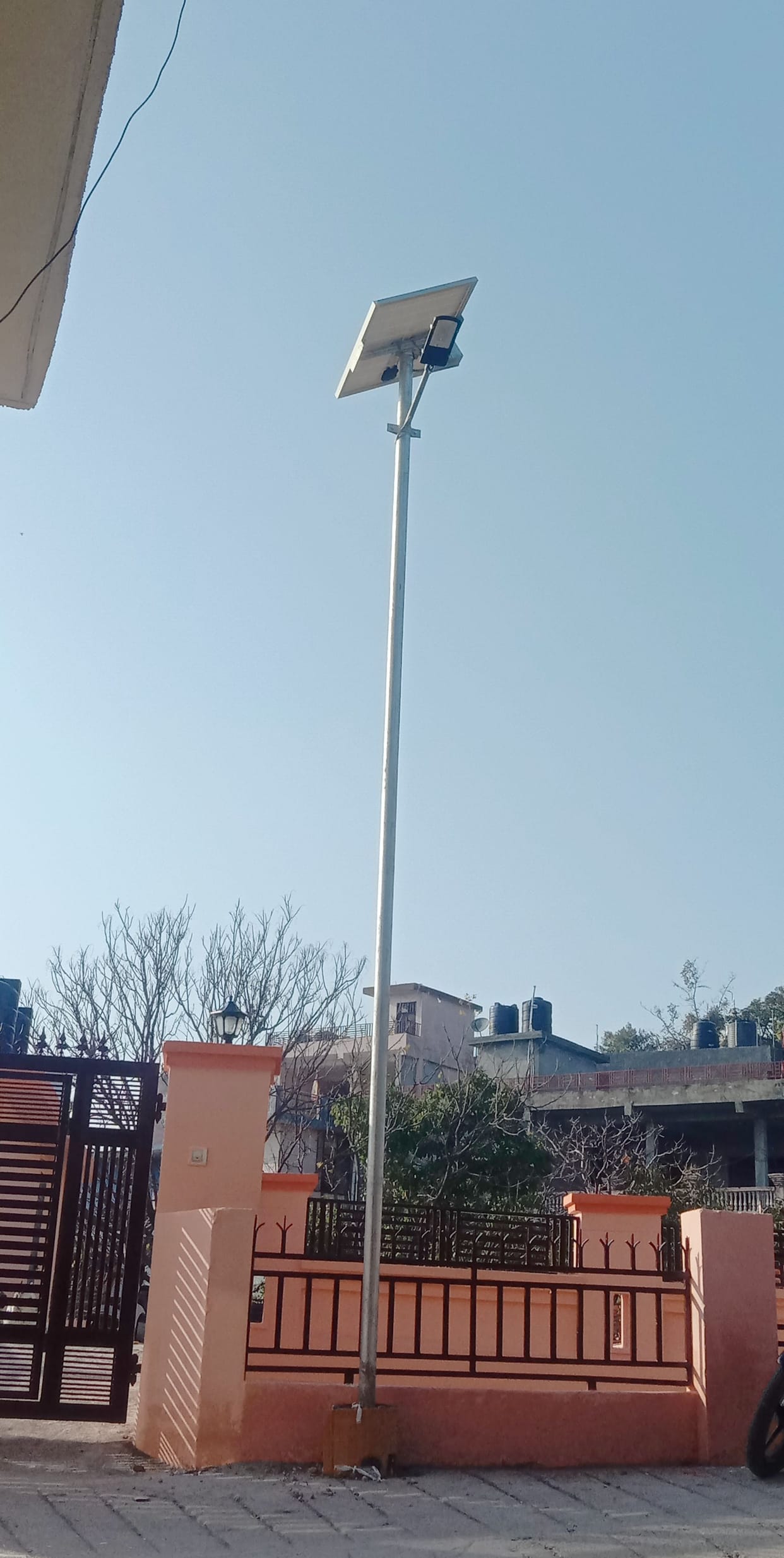 temple trust will install 195 solar lights in three panchayats