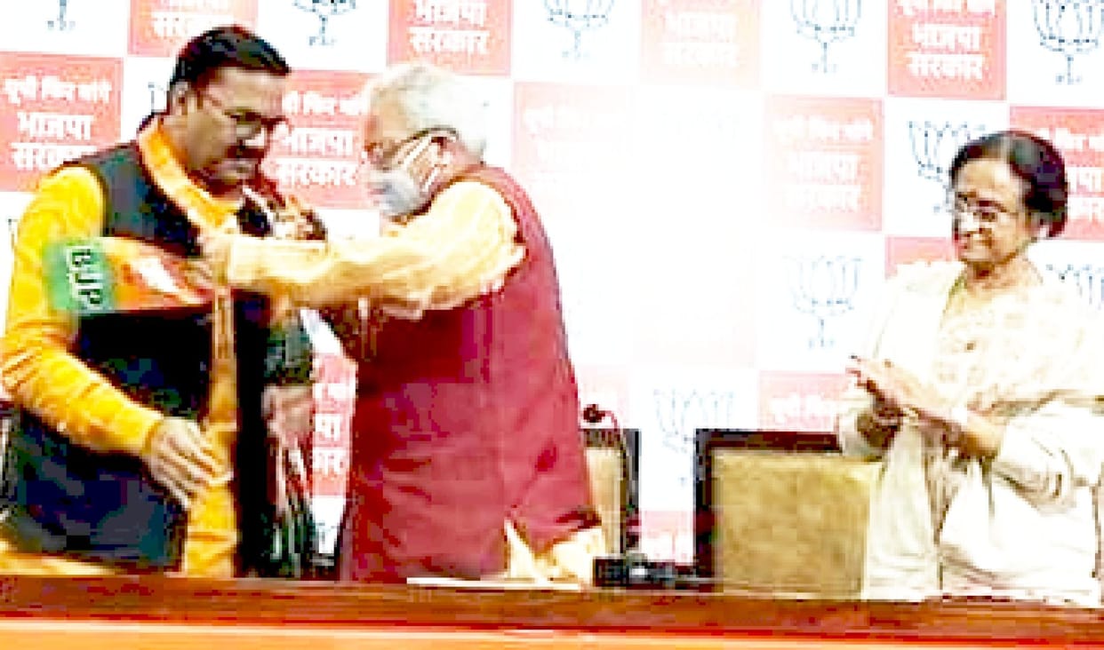 Former minister Awadhesh Verma joined BJP again