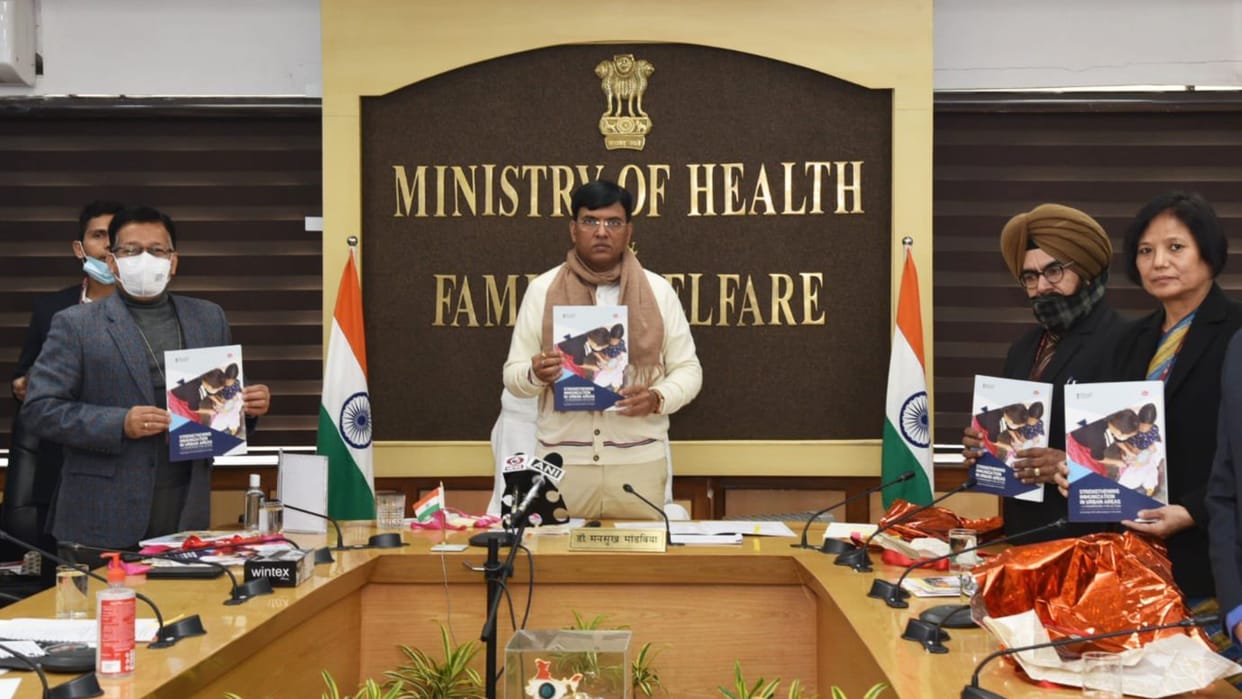 Union Health Minister Mansukh Mandaviya says India imlementing largest immunization programme globally while launching Intensified Mission Indradhanush 4