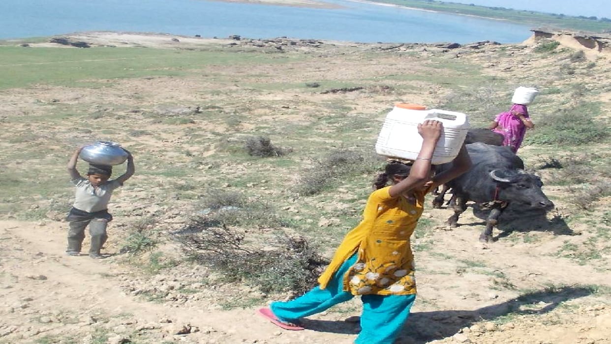 Water problem in the rural area of Agra