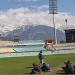 अंतरराष्ट्रीय क्रिकेट स्टेडियम धर्मशाला।