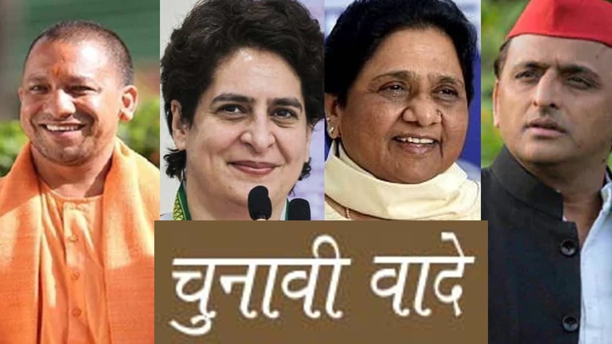 UP Election 2022 Manifesto of Political Parties Promises for Farmers Youth and Women