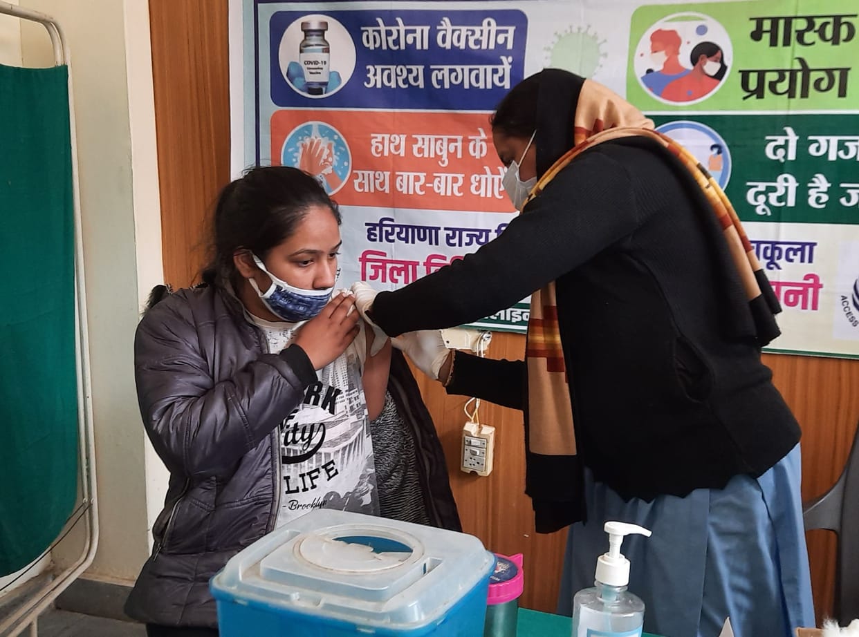 If corona slows down, people are showing slowness even about vaccination