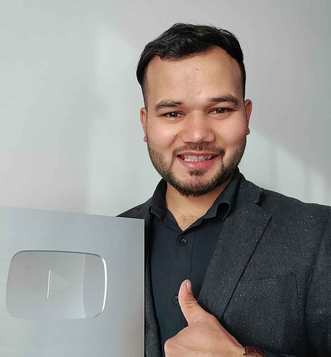 Vikram Gets Silver Play Button