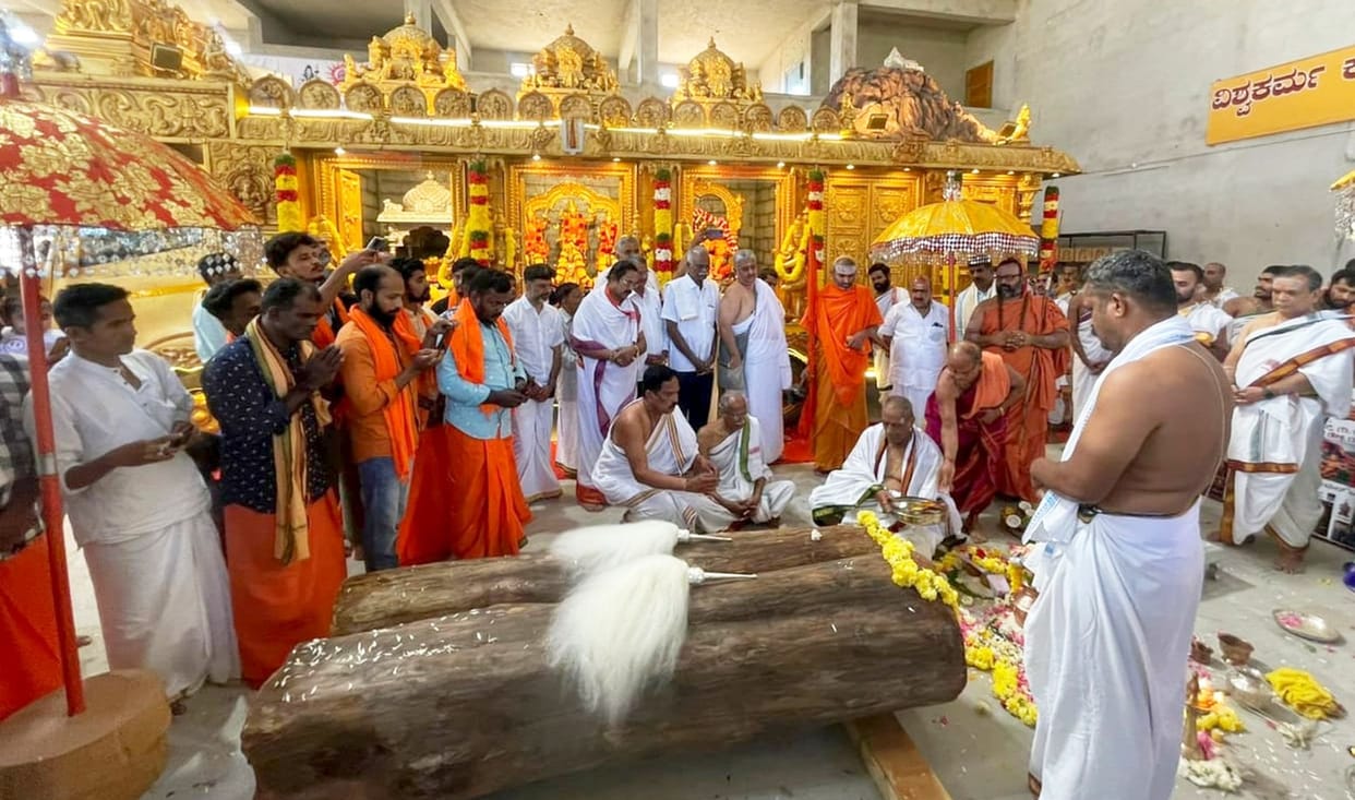 84 feet high chariot being built for Ramlala