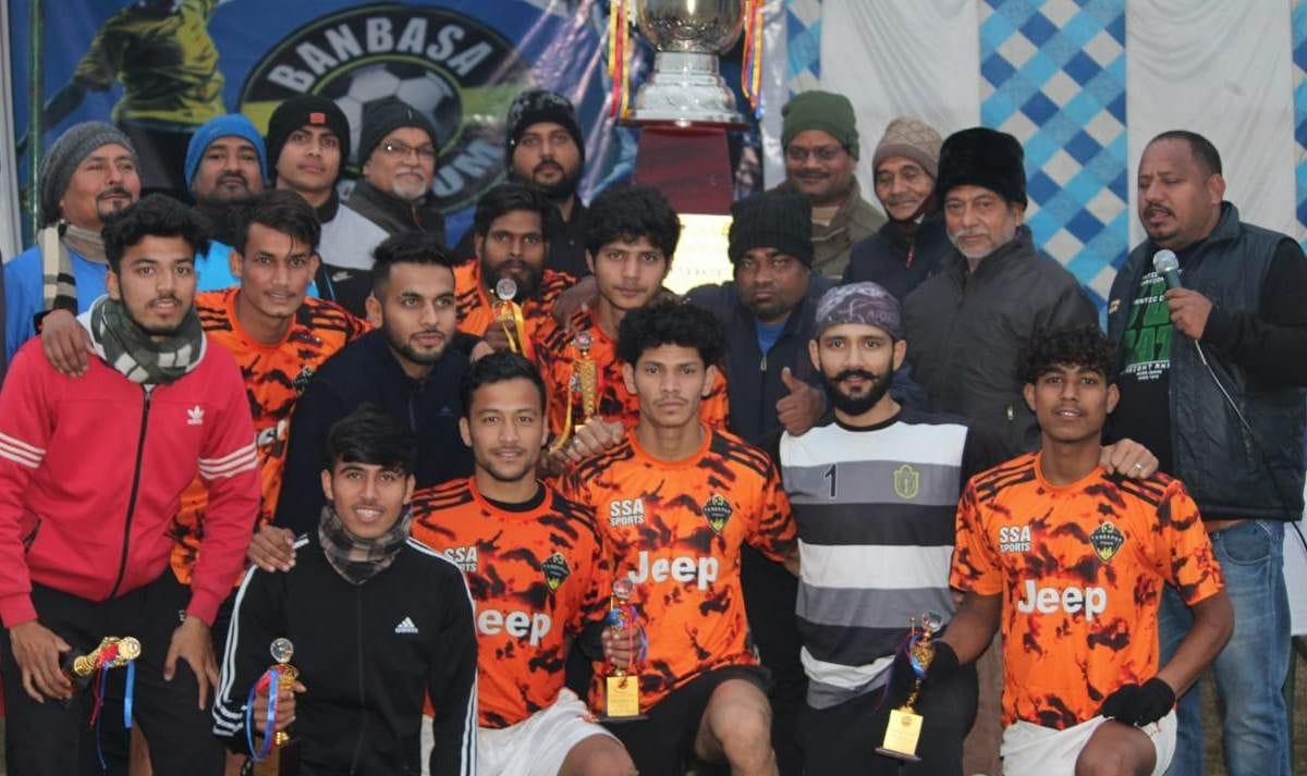Tanakpur Stadium Wins Football Trophy