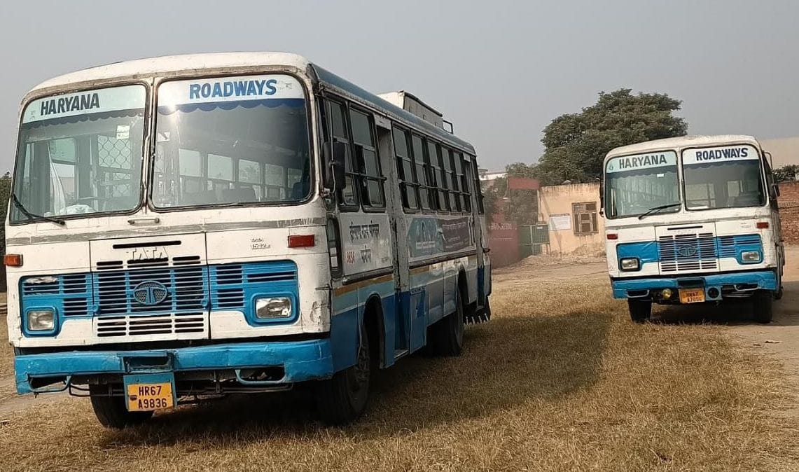 Bus service started again for college girl students