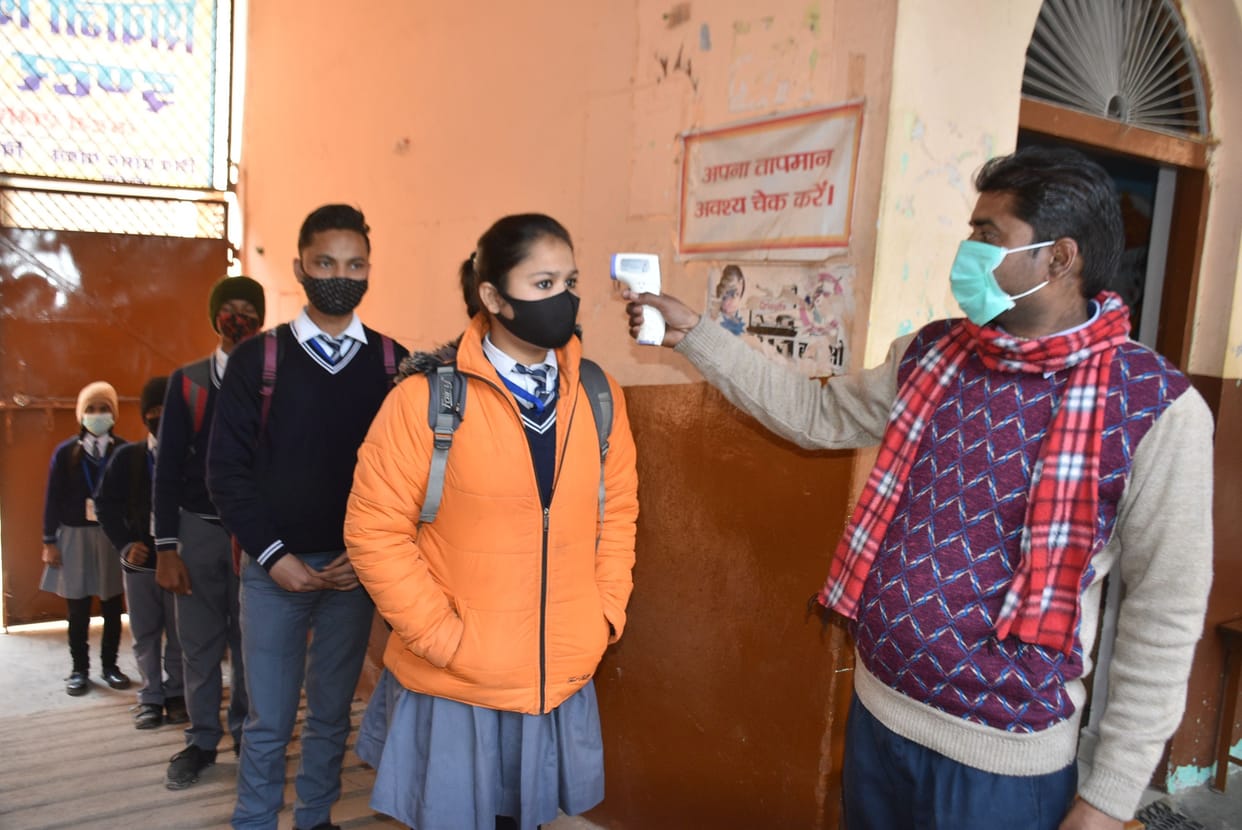 Schools open after a month, only 30 percent students reached