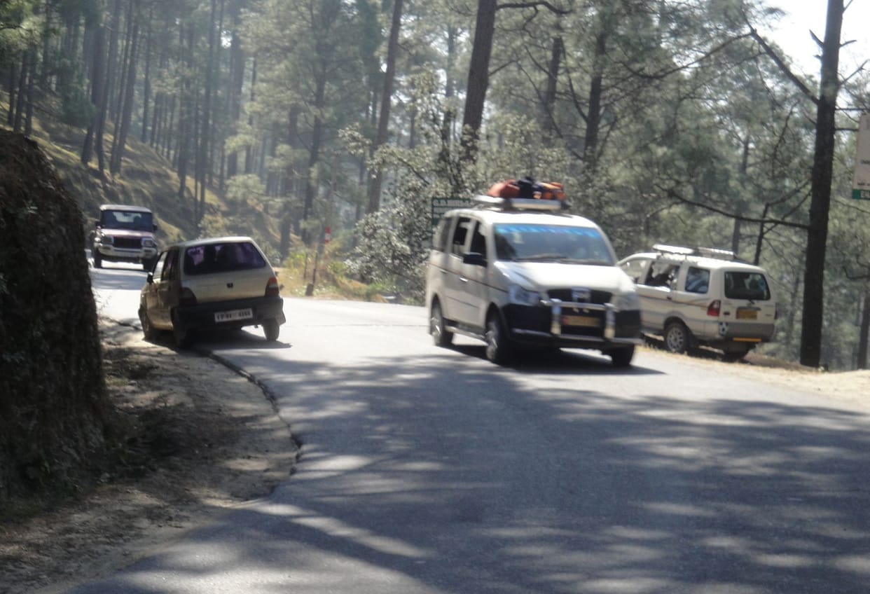 Turn In Road Creates Mess