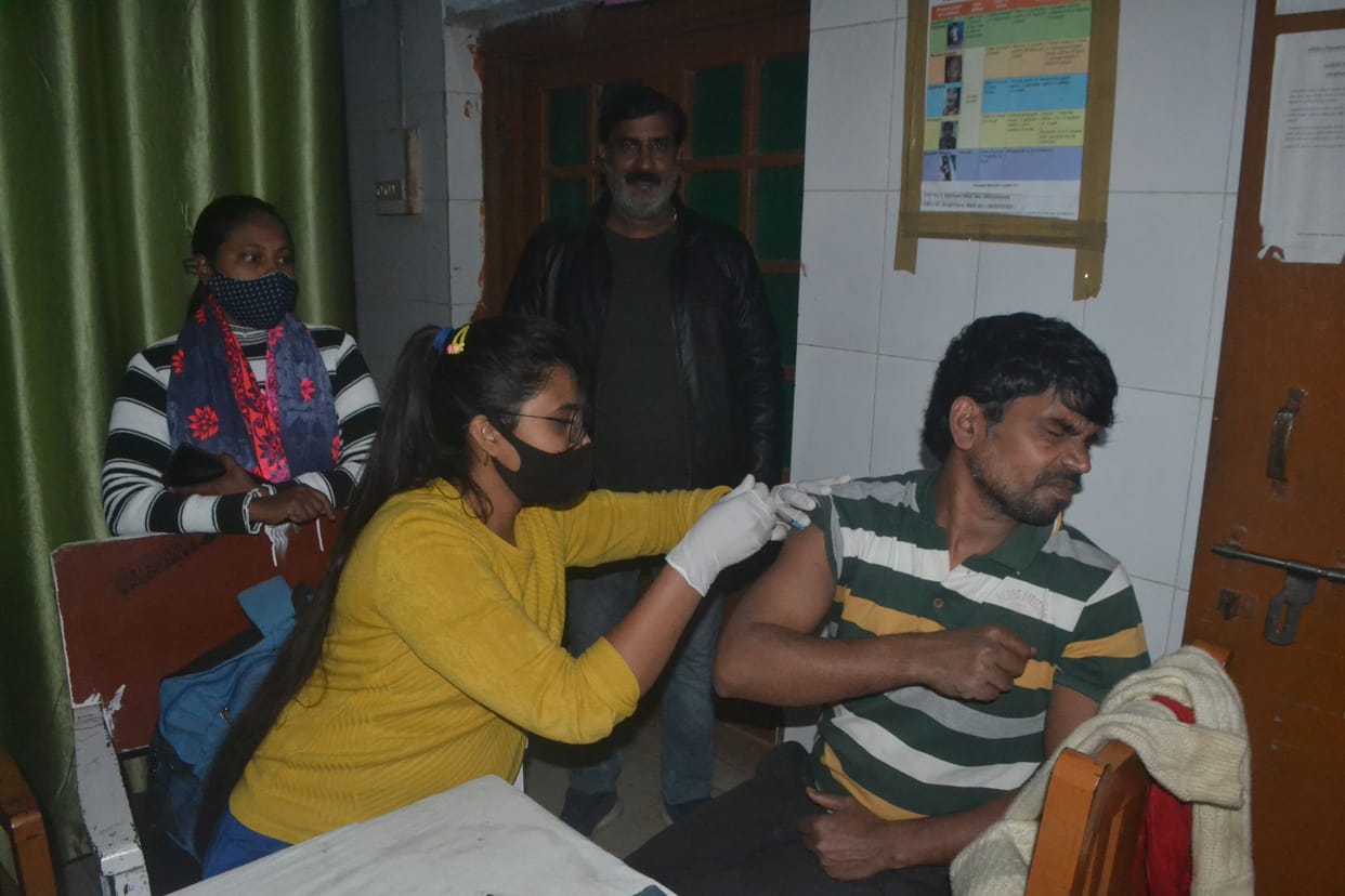 vaccination of 8,707 people