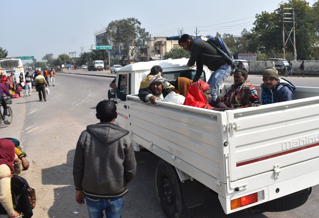 By increasing the fare, difficult journey on the loader