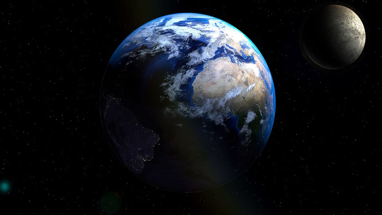 Moon has got gases from the Earth crust