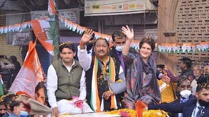 Priyanka Gandhi road shows in Mathura