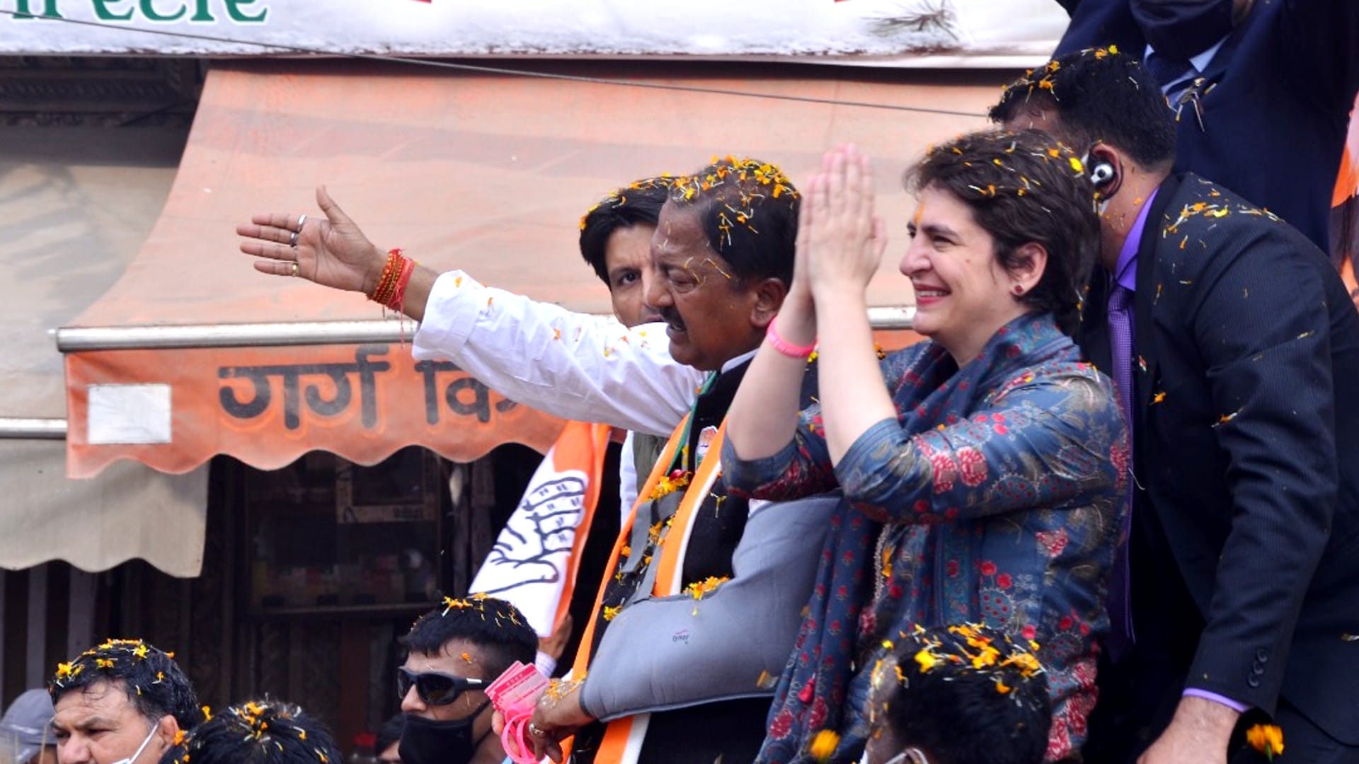 Priyanka Gandhi road shows in Mathura