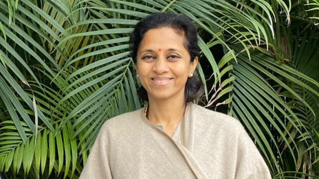 MP Supriya Sule said it's most disrespectful On BJP MLA Sunil Kamble seen slapping a Police personnel