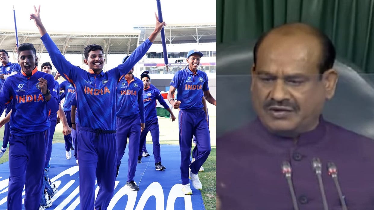 U19 World Cup Lok Sabha congratulates the Indian under 19 team Om Birla said youth will get inspiration
