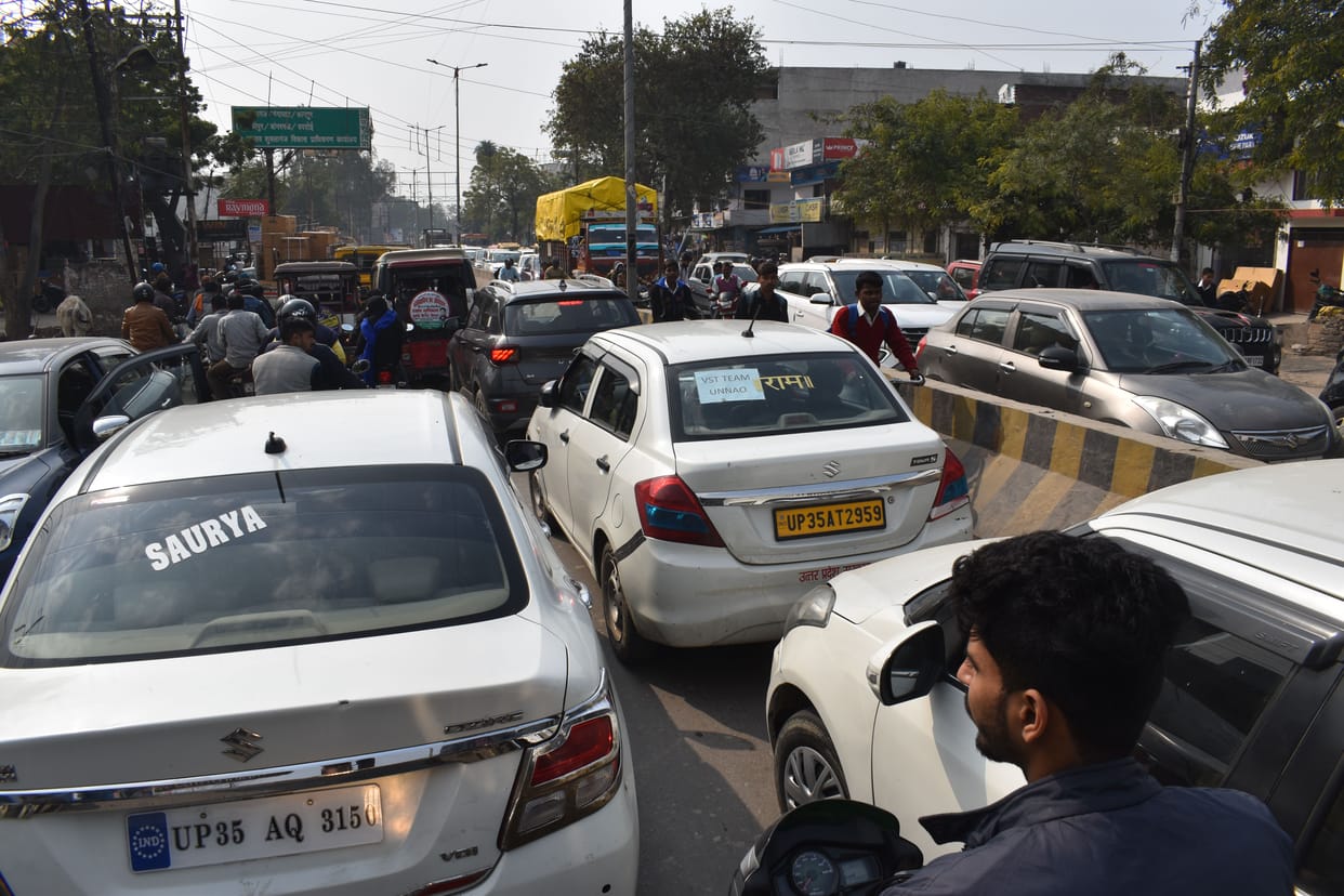 traffic zam on main road