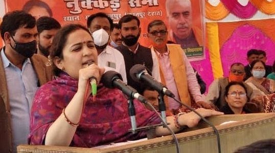 Look at those who call saffron people goons in your state : Aparna Yadav