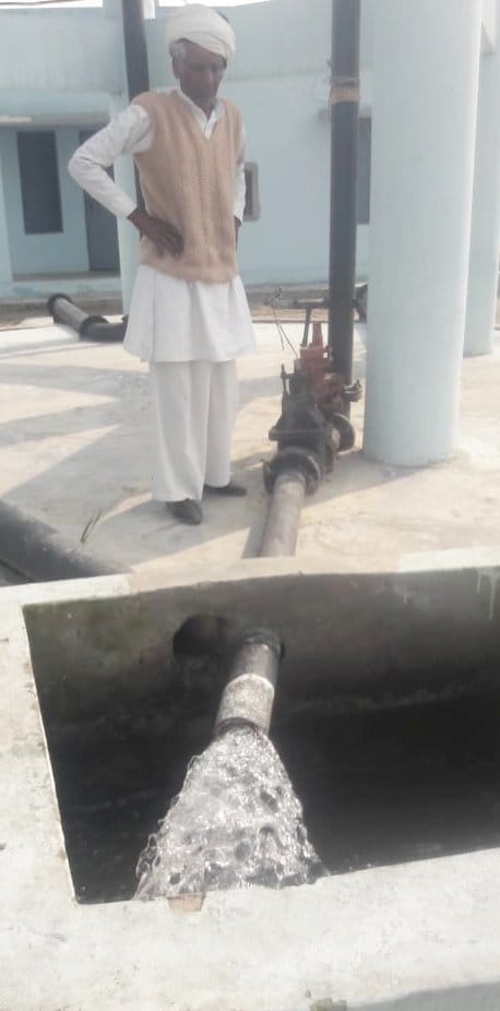 After all, drinking water supply started in the village from the drinking water tank