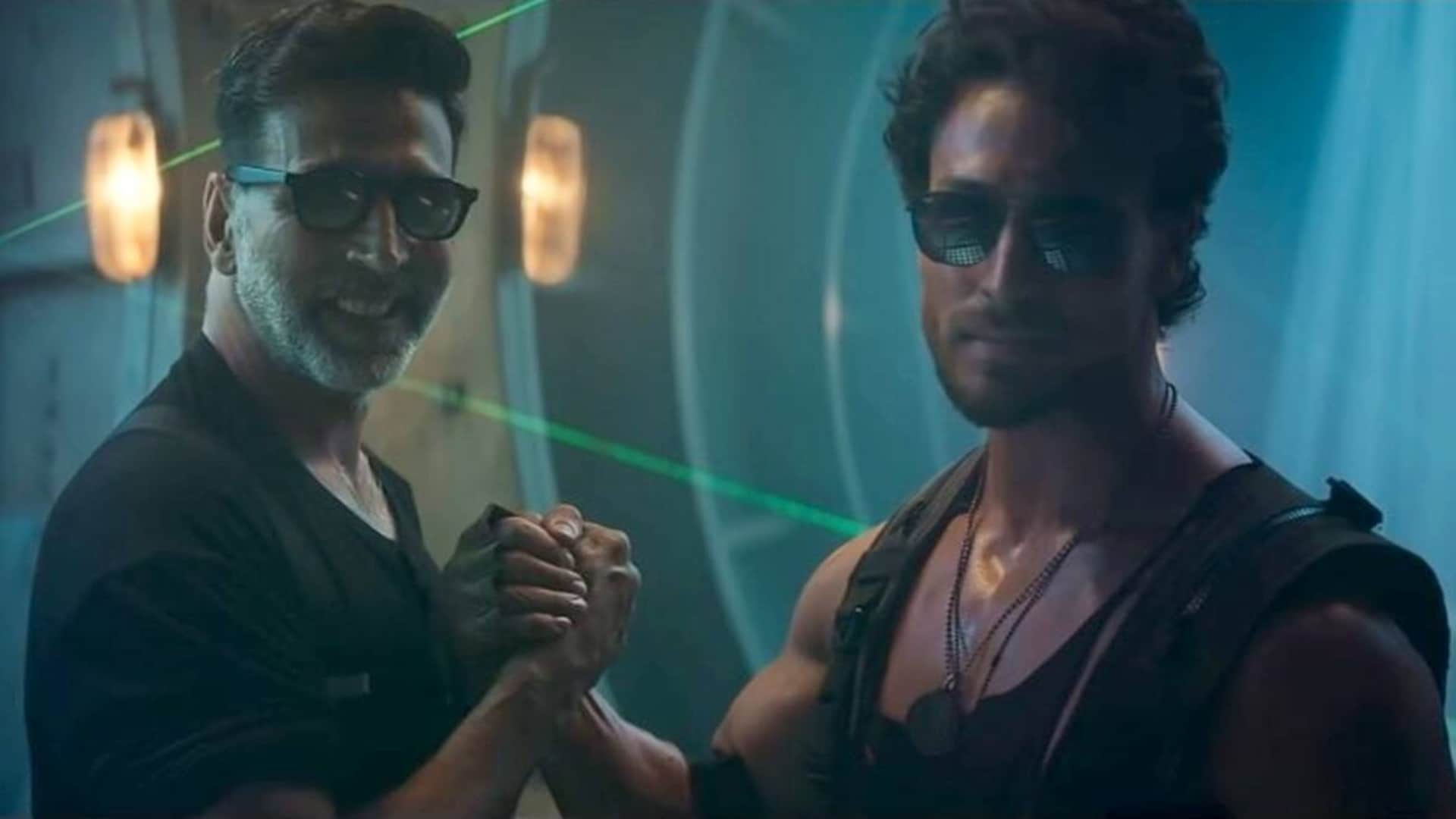 Disha Patani praised Tiger Shroff's look in Bade Miyan Chote Miyan