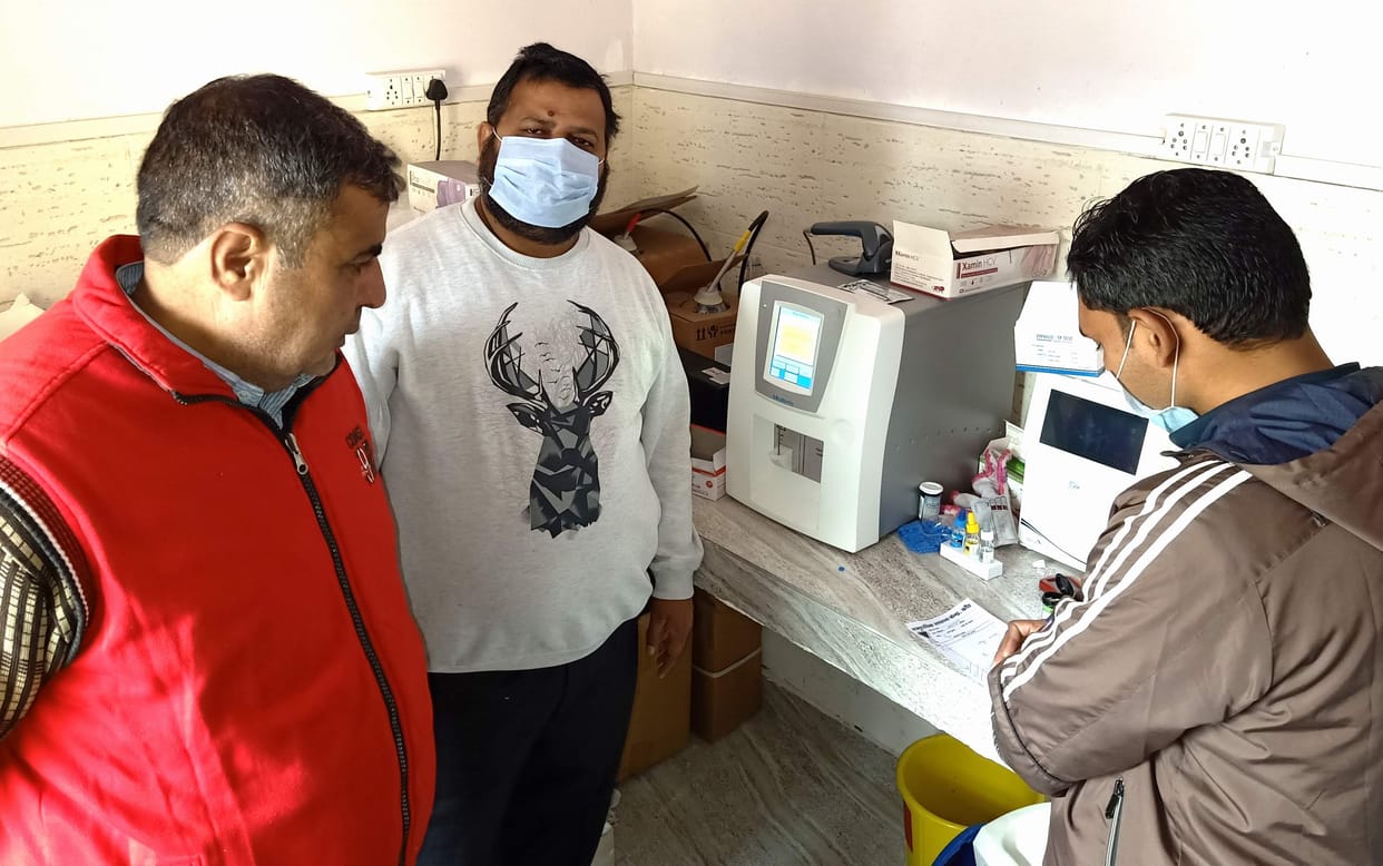 Now blood tests will be done in Kanth CHC