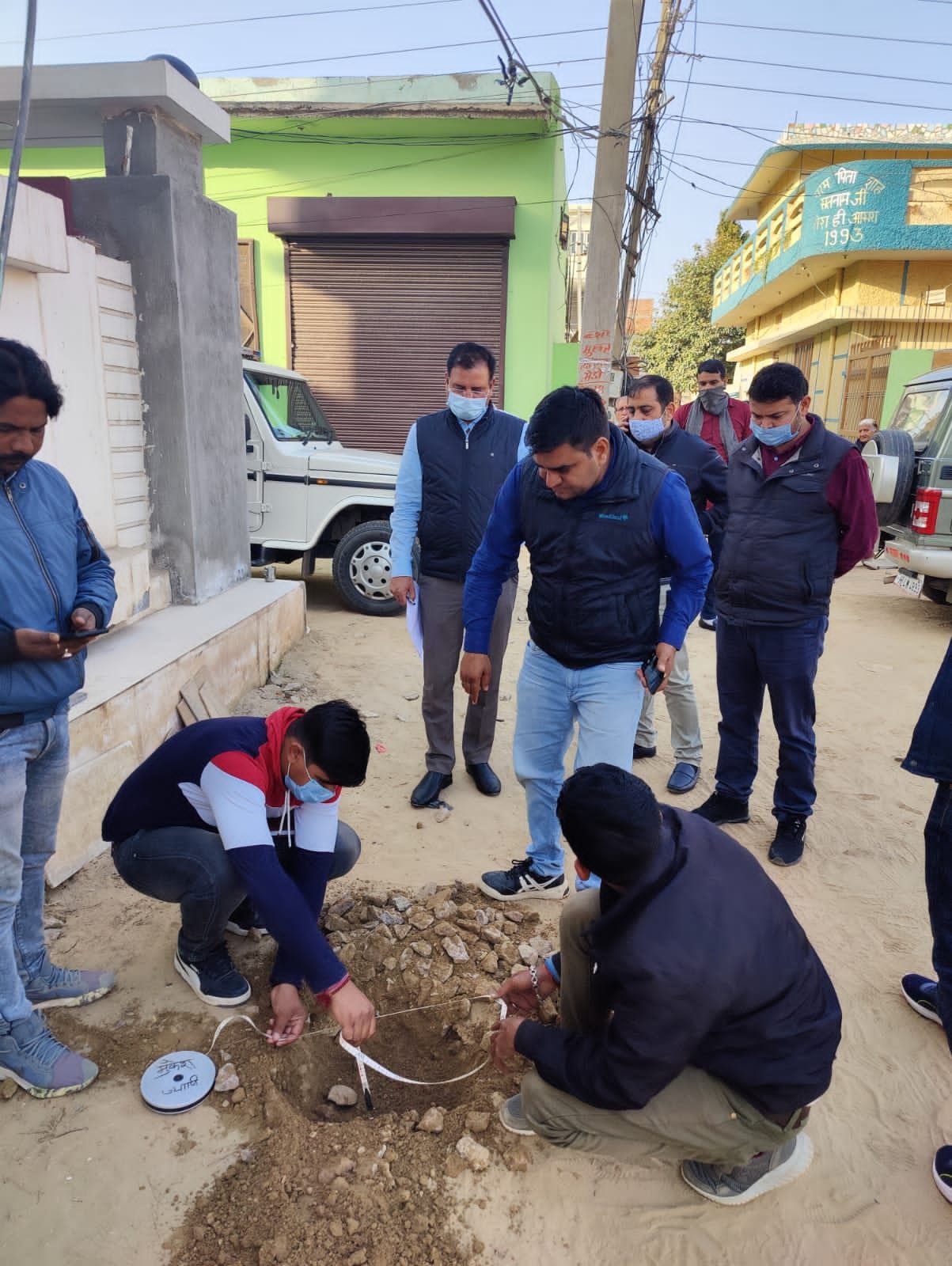 SDM did surprise inspection, checked the quality of under-construction streets