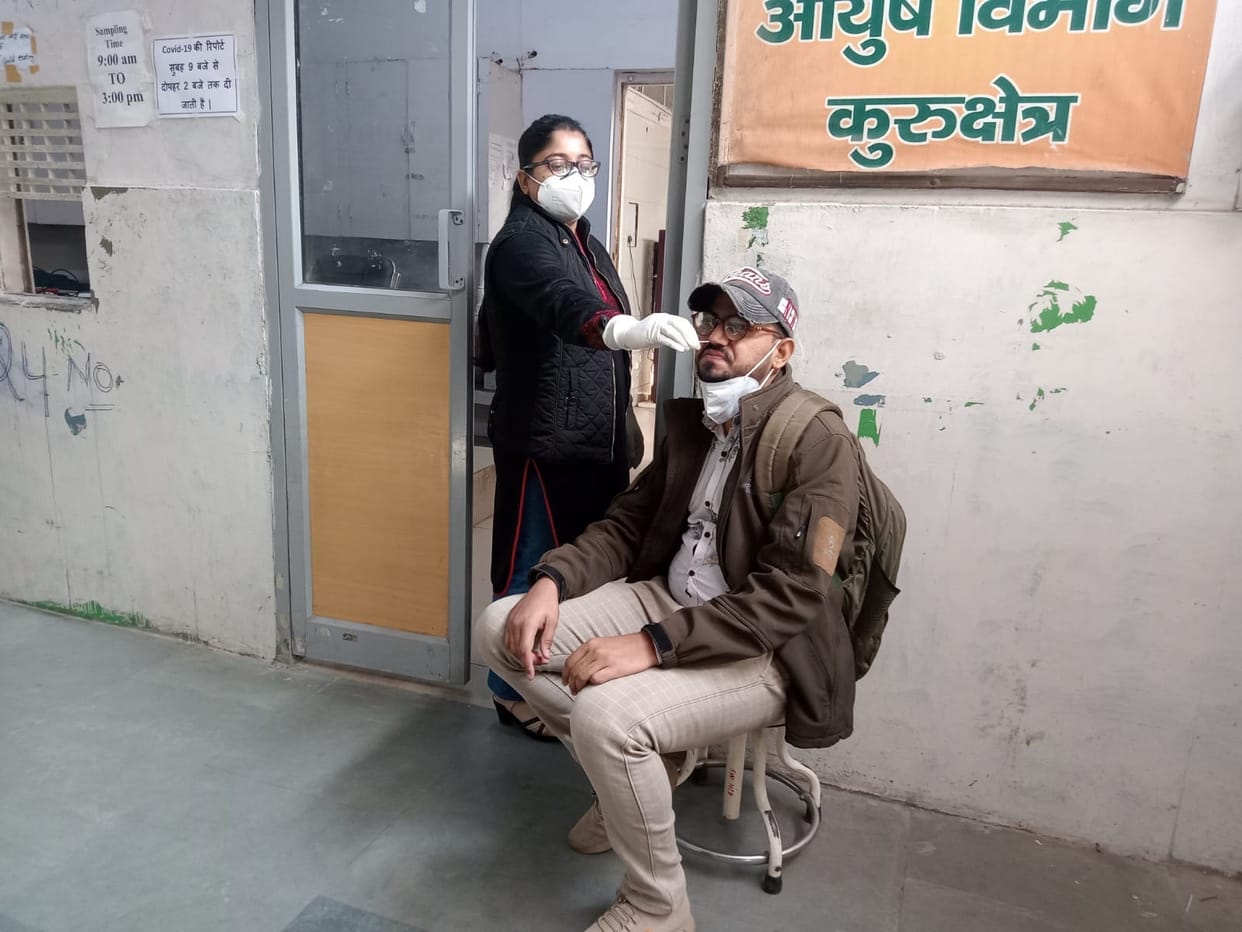 Elderly dies of corona, 51 newly infected, Kurukshetra