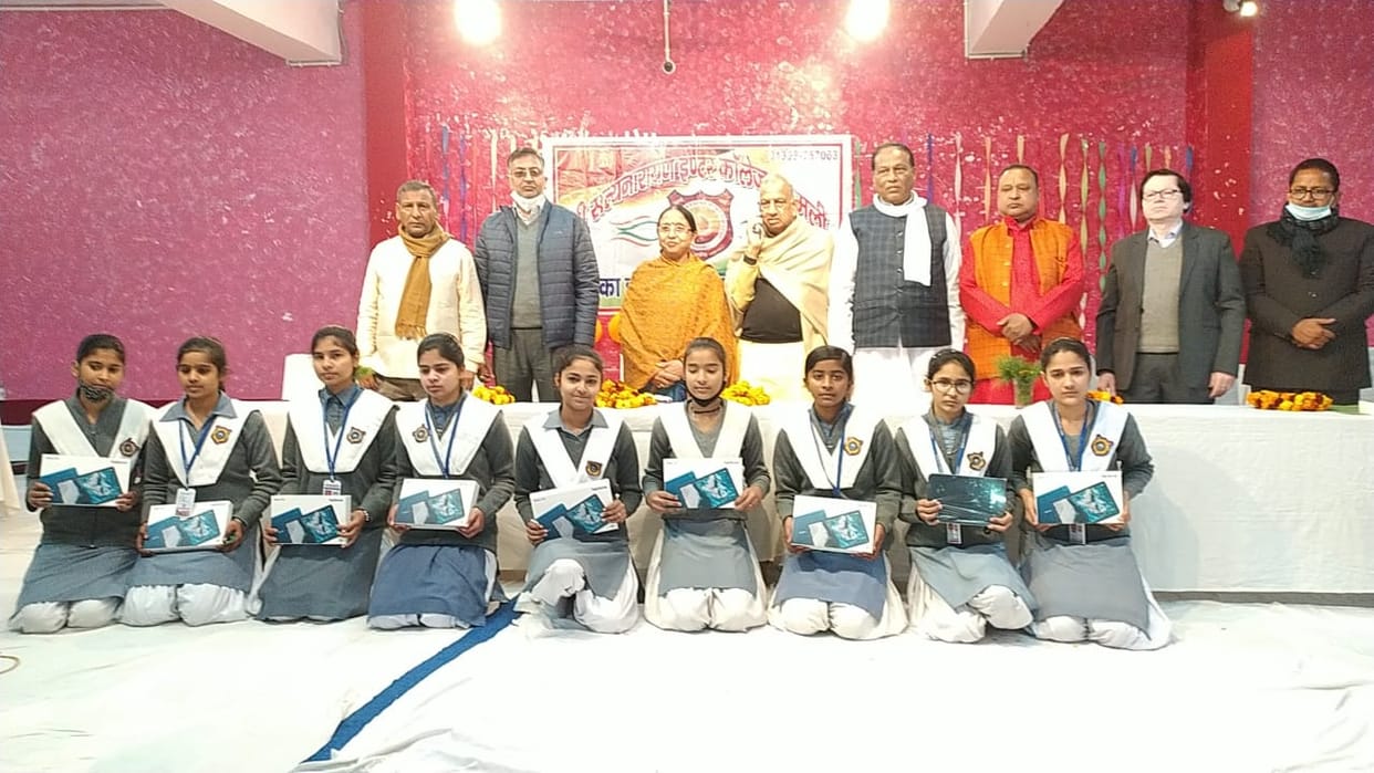 Distribution of tablets to meritorious girl students
