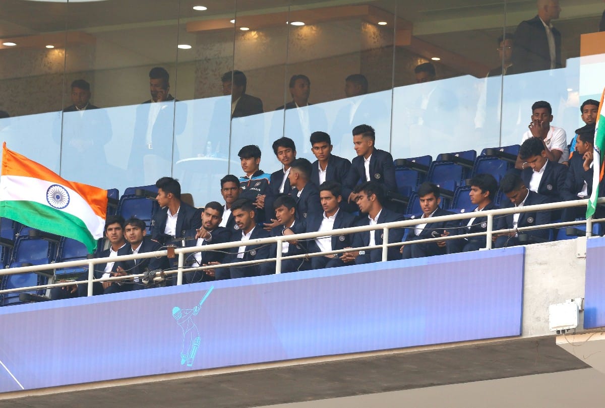 India U19 team reaches Ahmedabad stadium as guest watches 2nd ODI Between India and West Indies