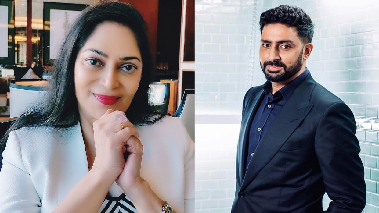Simi Garewal shares unseen BTS clip of rendezvous talk show when Abhishek calling her aunty Oprah