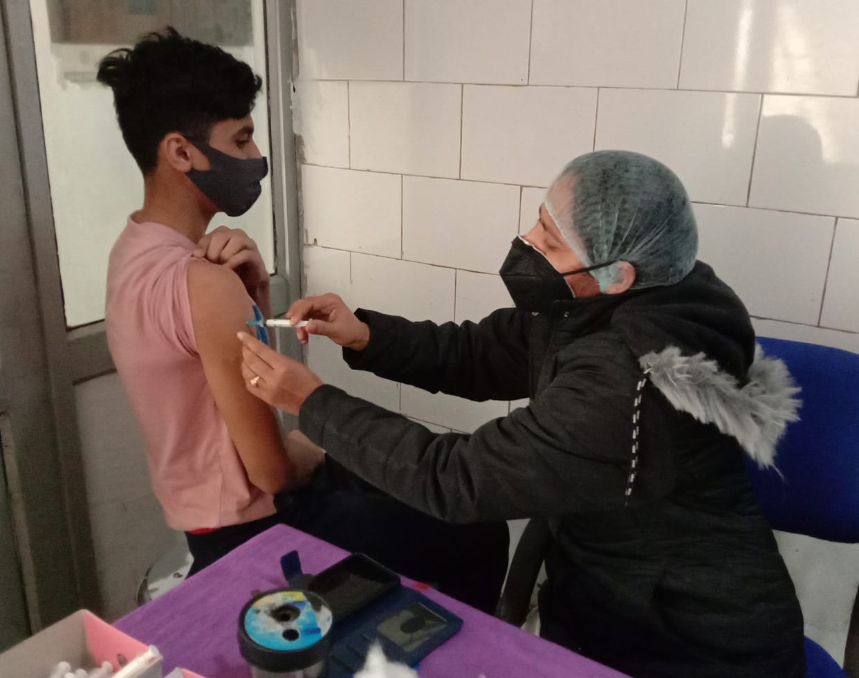 99.76 percent people in the district have taken the first dose of the vaccine