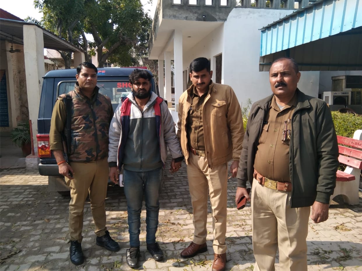 Mathura: Shooter Damru involved in the murder of Ramveer Pradhan arrested