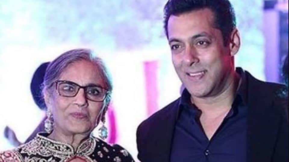 Salman Khan was seen resting in the lap of mother Salma Khan shared the picture of this special moment