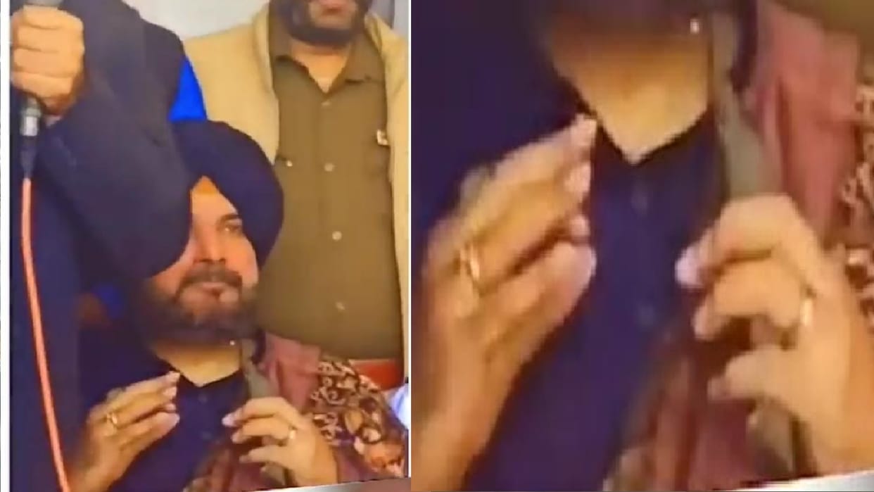Punjab Assembly Elections Navjot Singh Sidhu was seen chanting mantra during election campaign