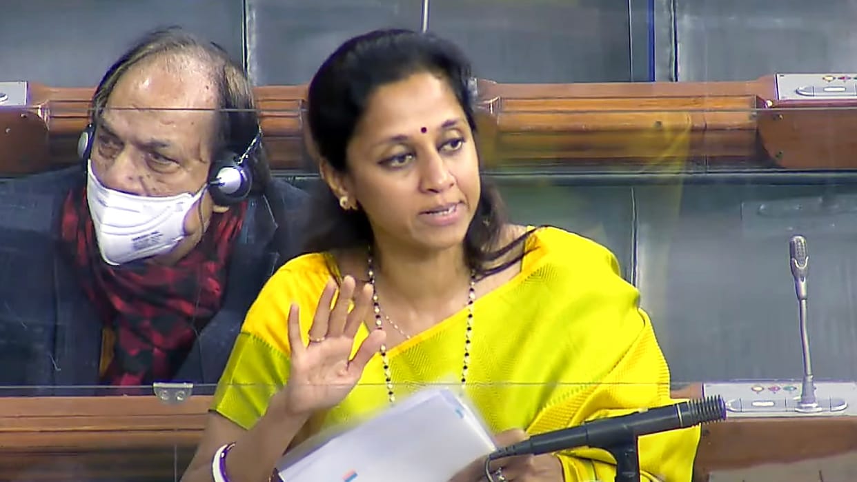 NCP leader Supriya Sule slammed Karnataka BJP MLA Renukacharya remark that rape cases going up due to some dresses during Budget session news in Hindi