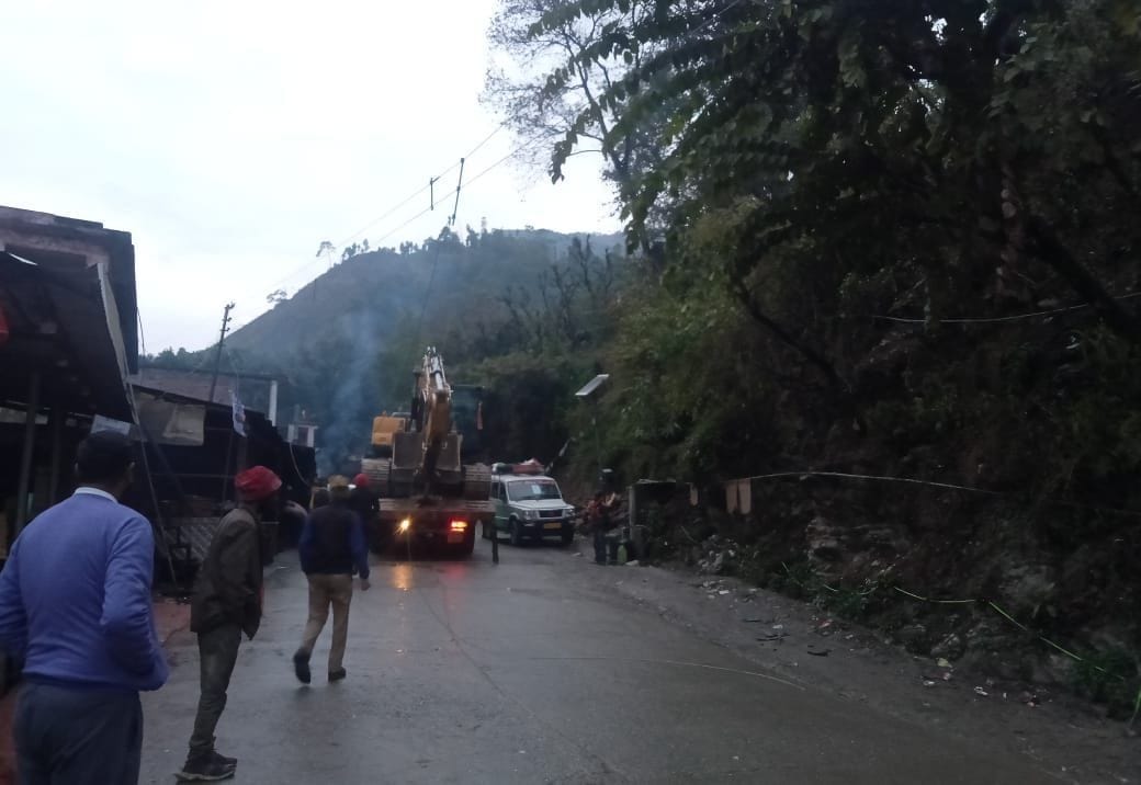 Poklane Destroyed Electricity Lines