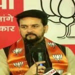केंद्रीय मंत्री अनुराग ठाकुर।