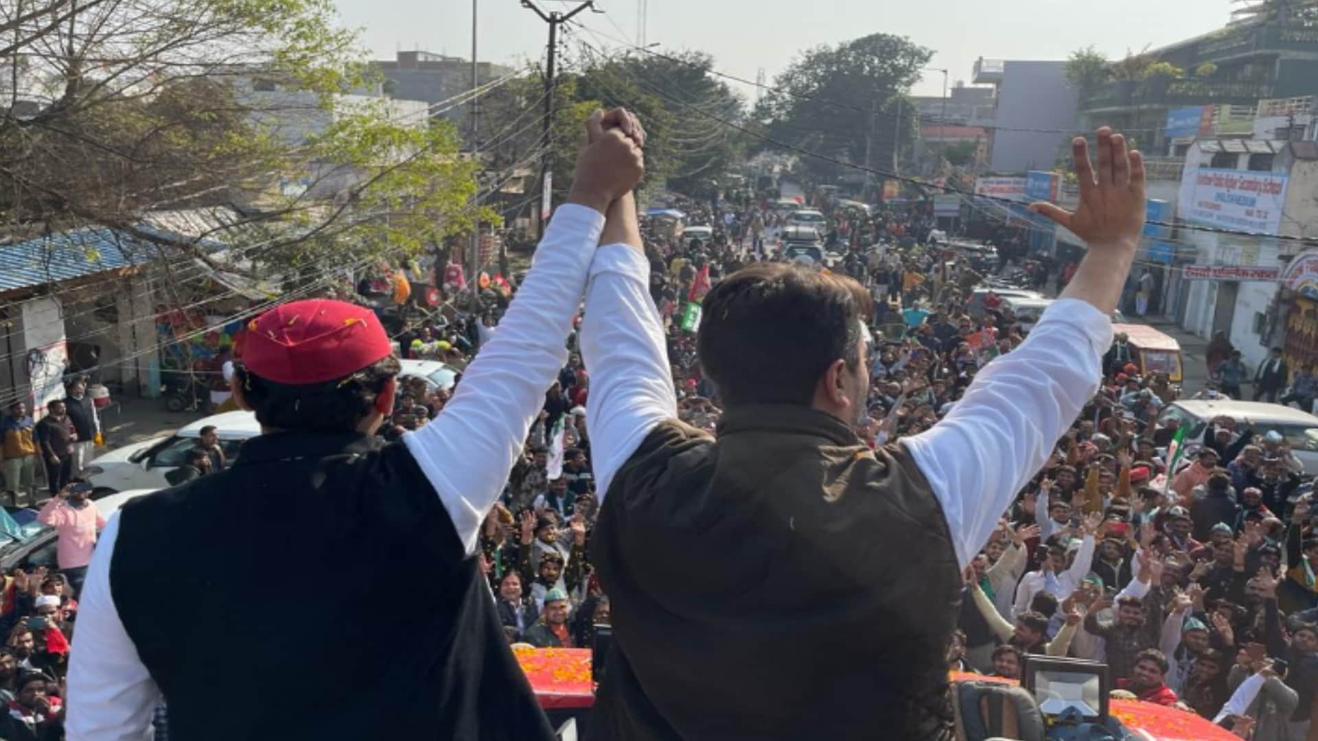 UP Election 2022: Akhilesh yadav and Jayant chaudhary alliance rally in Bijnor increased political heat amid first phase of polling in west UP