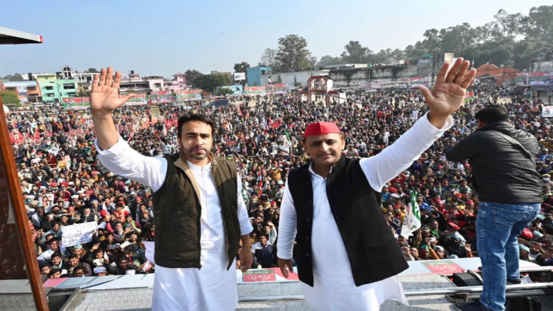 UP Election 2022: Akhilesh yadav and Jayant chaudhary alliance rally in Bijnor increased political heat amid first phase of polling in west UP