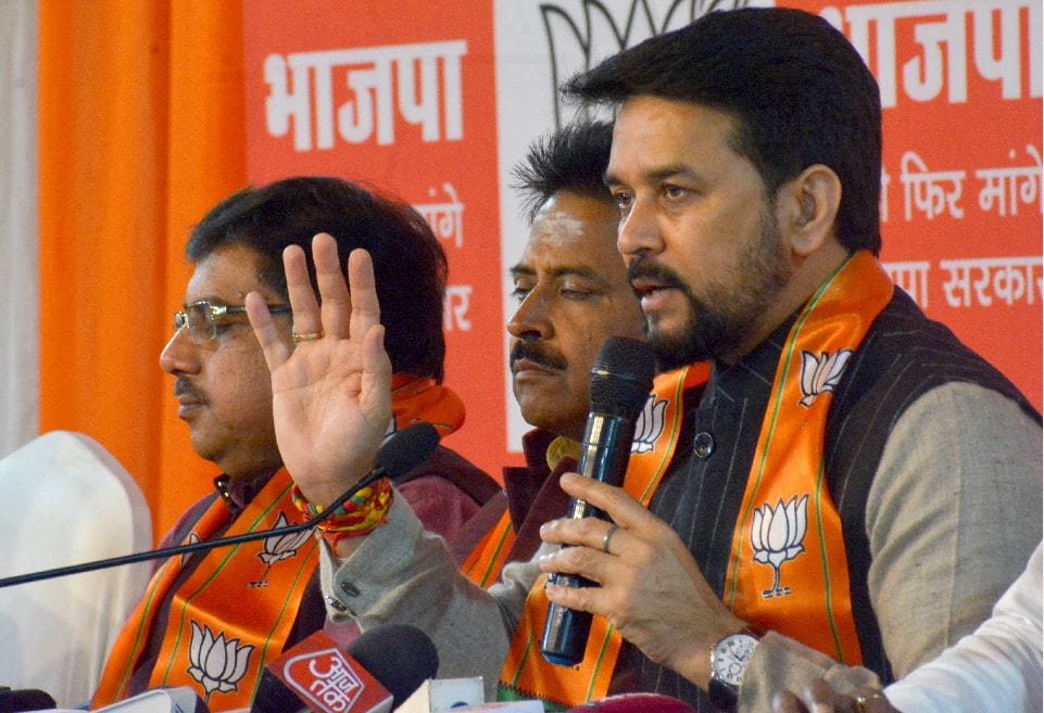 union minister anurag thakur on jayant choudhary for not casting vote in up election