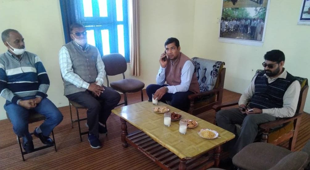 After reaching the adopted village, the SDM made a plan for development works