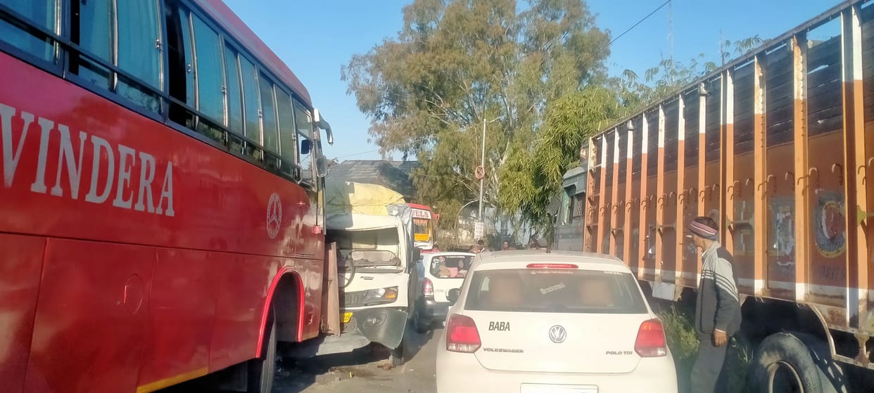 two injured in road accident