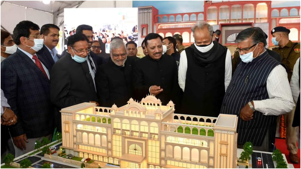 Foundation stone laid for constitution club in Jaipur Rajasthan  