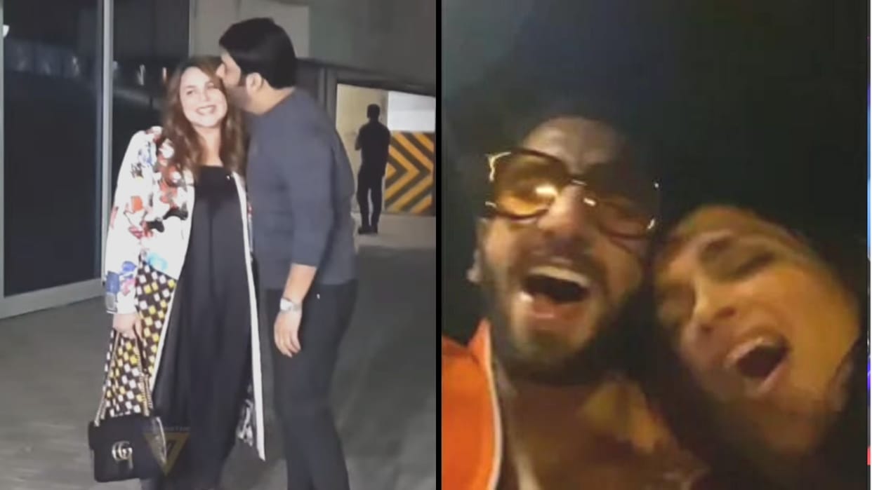 Gehraiyaan Screening: Kapil Sharma, Wife Ginni, Ranveer Singh, Deepika Padukone, Siddhant Chaturvedi, Ananya panday, dhariya karva