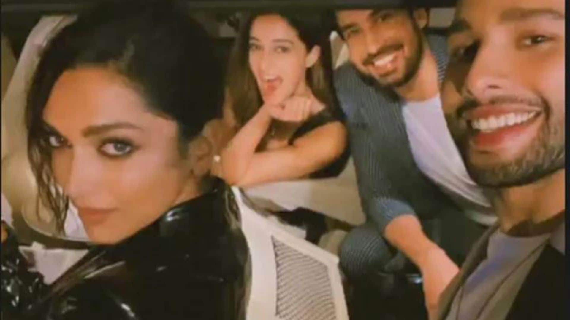 Gehraiyaan Screening: Kapil Sharma, Wife Ginni, Ranveer Singh, Deepika Padukone, Siddhant Chaturvedi, Ananya panday, dhariya karva