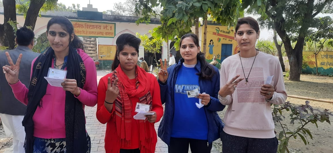 Youth showed enthusiasm, voted for development